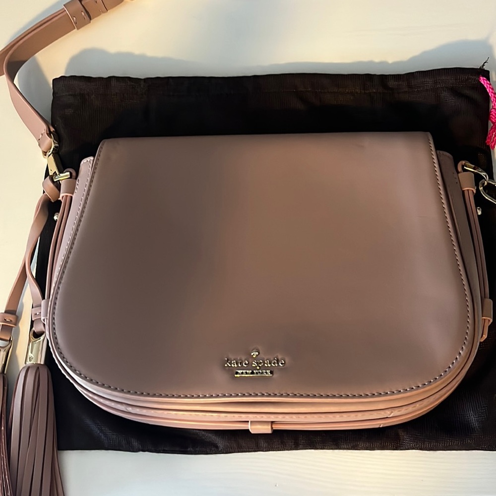 Kate spade crossbody- deep rose color